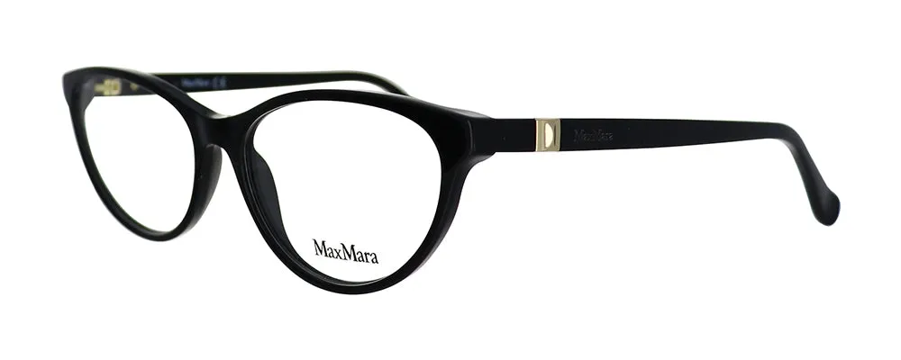 Max Mara montature da vista nero gatto   