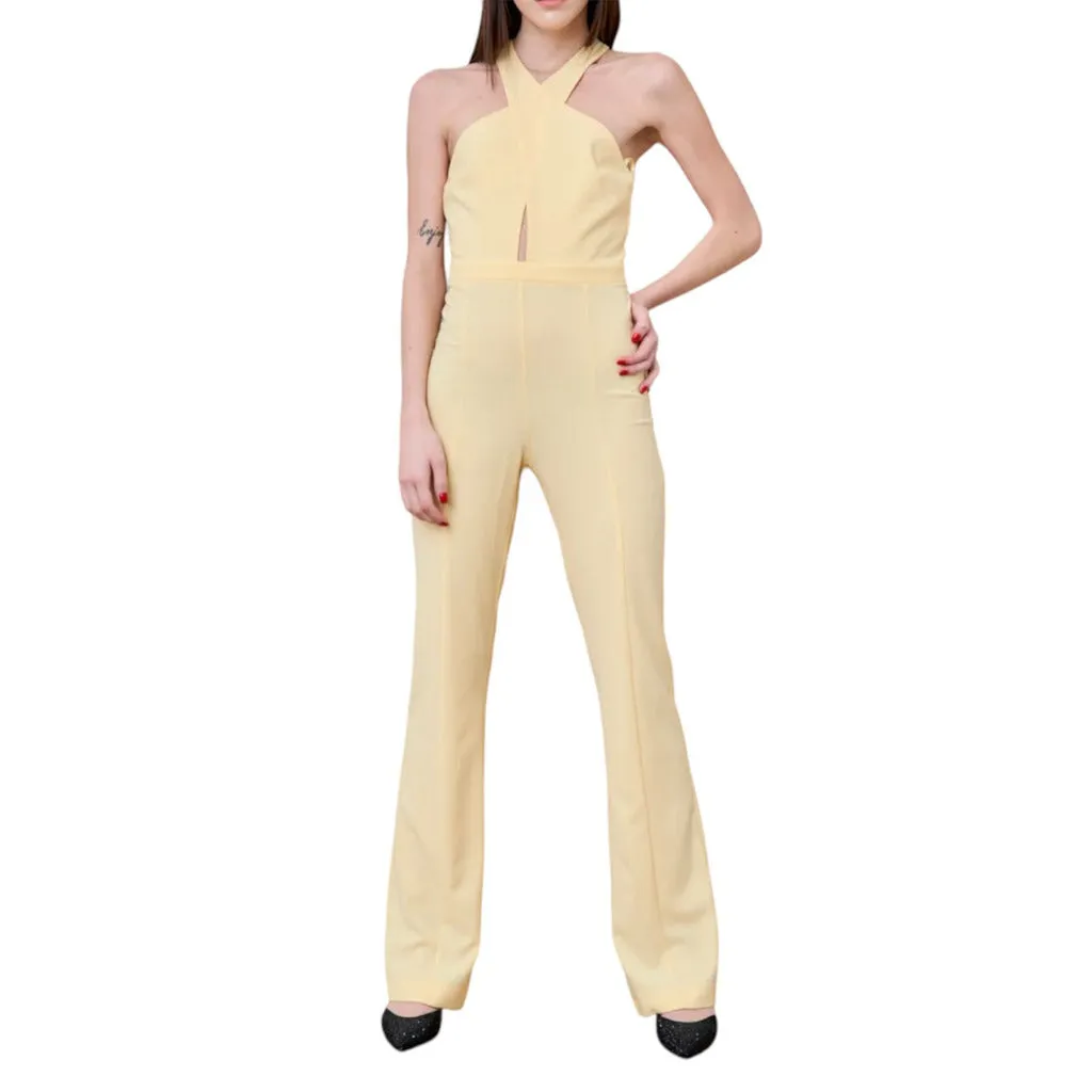 Patrizia Pepe tuta elegante giallo   