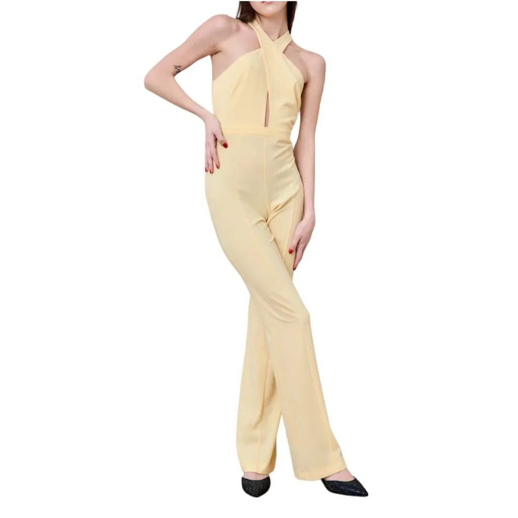 Patrizia Pepe tuta elegante giallo   